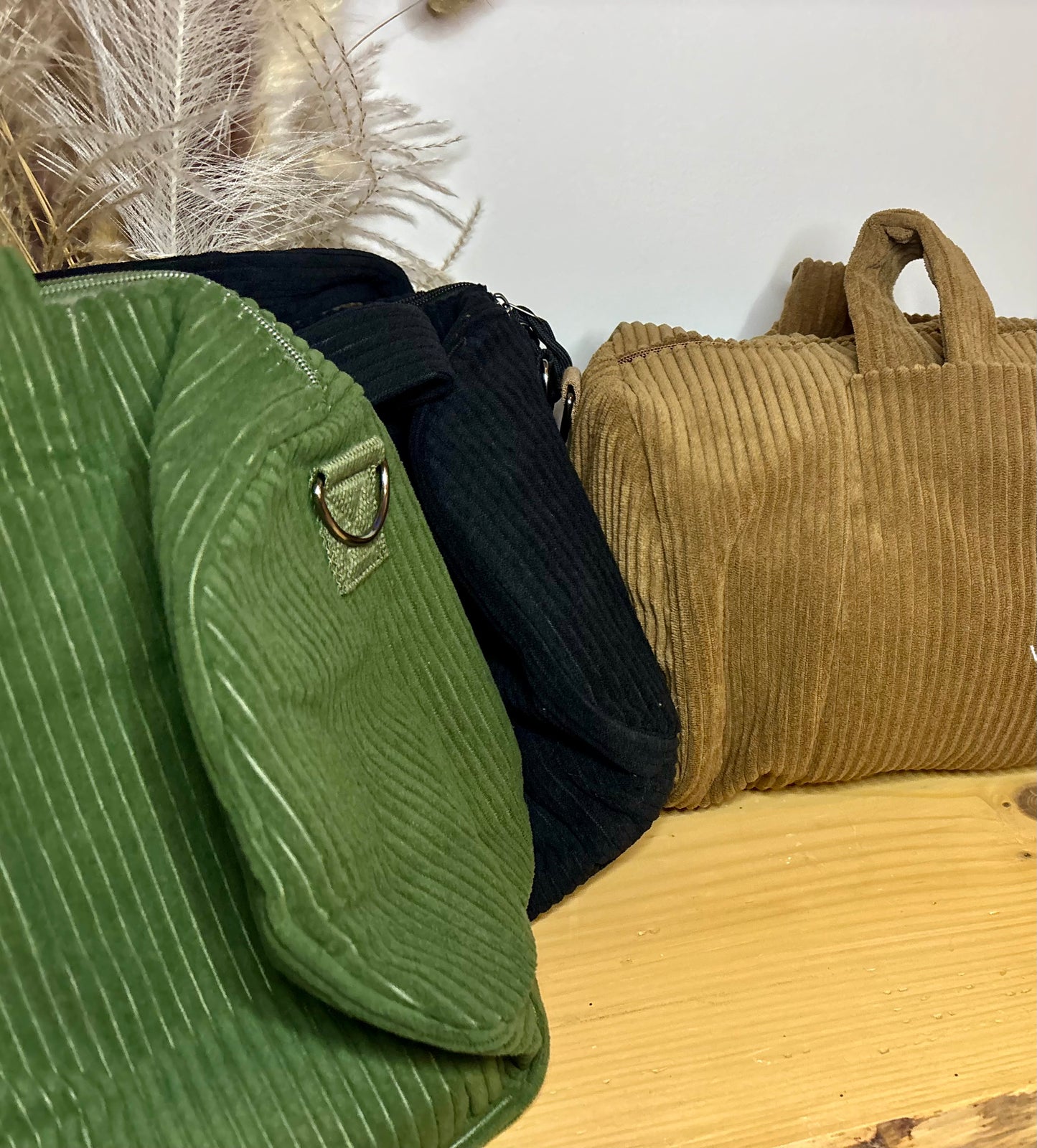 Sac week end en velour